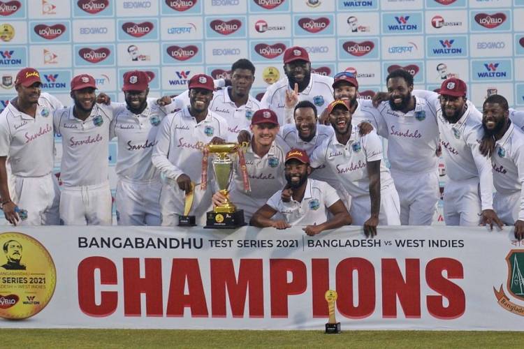 The 2021 Bangabandhu Test Series Champions Are The West Indies