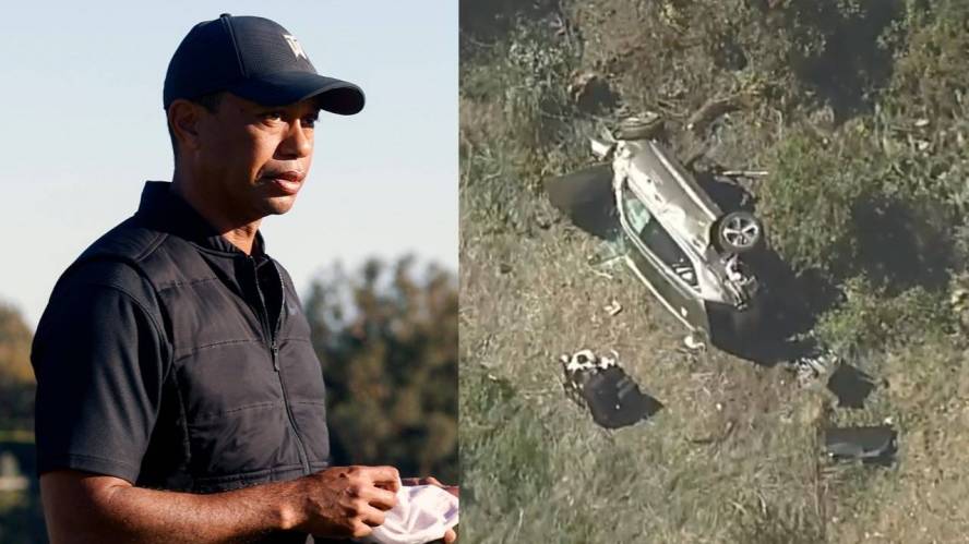 Tiger Woods hospitalized after serious rollover crash near Rancho Palos Verdes