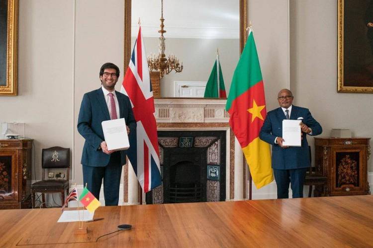 UK signed economic partnership agreement with Cameroon.