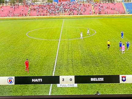 Belize Lost To Haiti In Qualifier