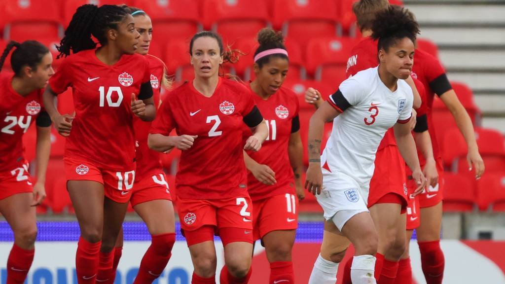 Women's International Football Friendly ends in England 0-2 Canada  