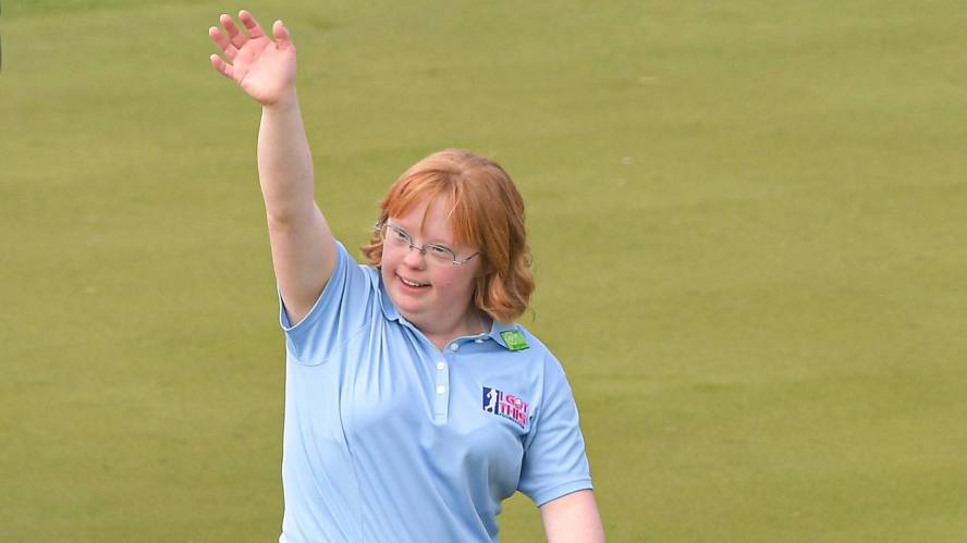 Amy Bockerstette makes history as first person with Down Syndrome to compete in college championship