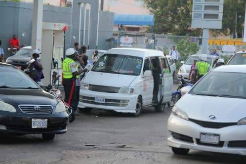 Public Transport Operators complain about being abused by members of the Jamaican Constabulary Force