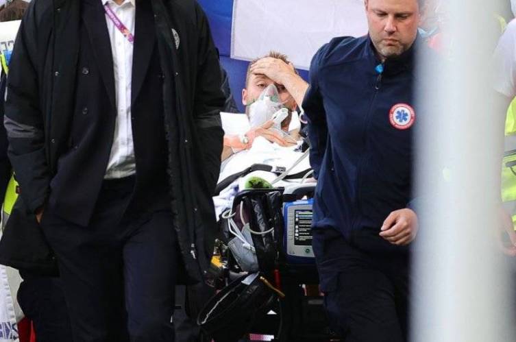 Denmark's Christian Eriksen suffered cardiac arrest, Danish team doctor says