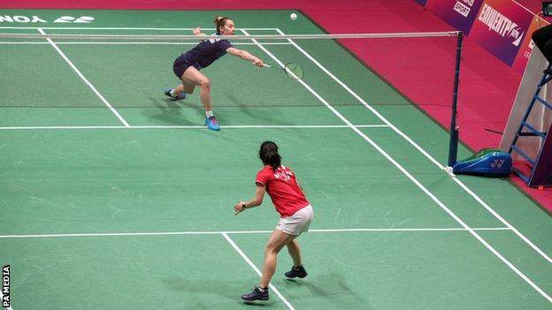 Kirsty Gilmour wins through to the semi-finals of European Badminton Championships
