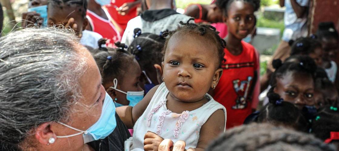 Child malnutrition in Haiti has doubled as Covid-19 infections spike