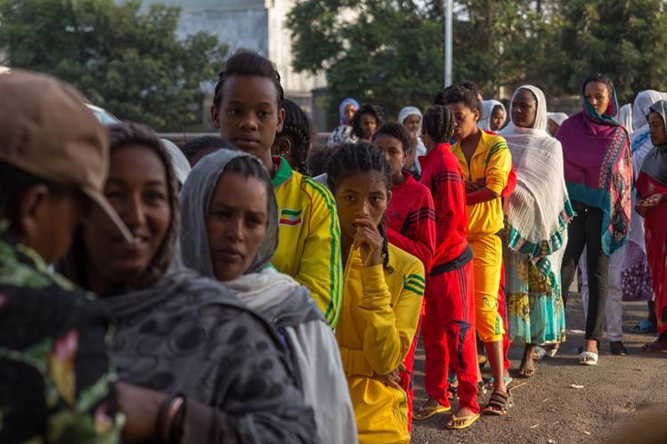 Ethiopians to vote in what the government aimed as the first free election