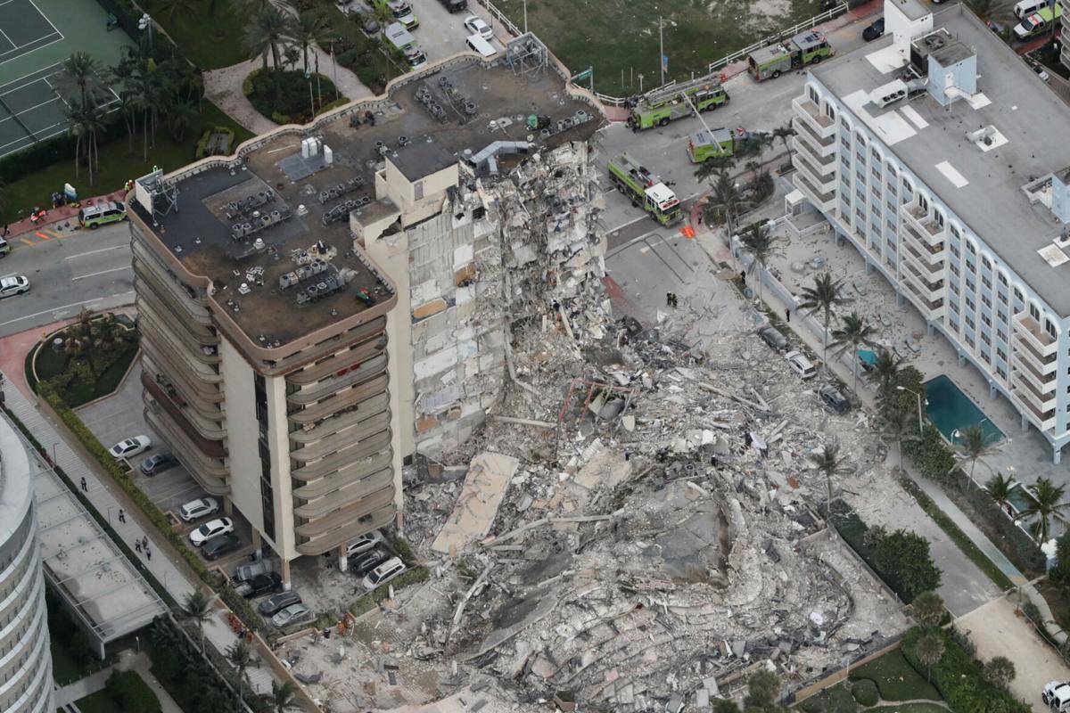 ‘Pile of rubble’: 1 dead, 99 feared missing in Miami condo collapse