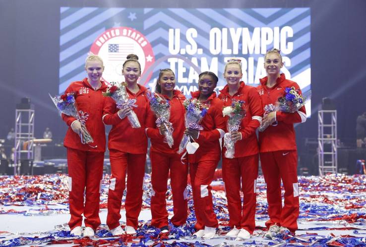 Simone Biles leads 6-woman U.S. Olympic Gymnastics Team