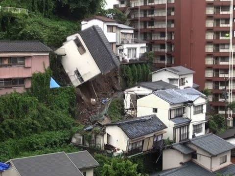 Almost 20 people missing and 2 dead after mudslide wipes out homes in Japan's Atami City