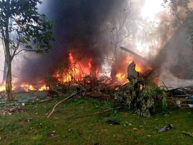 Philippine Air Force plane crash death toll rises to 50
