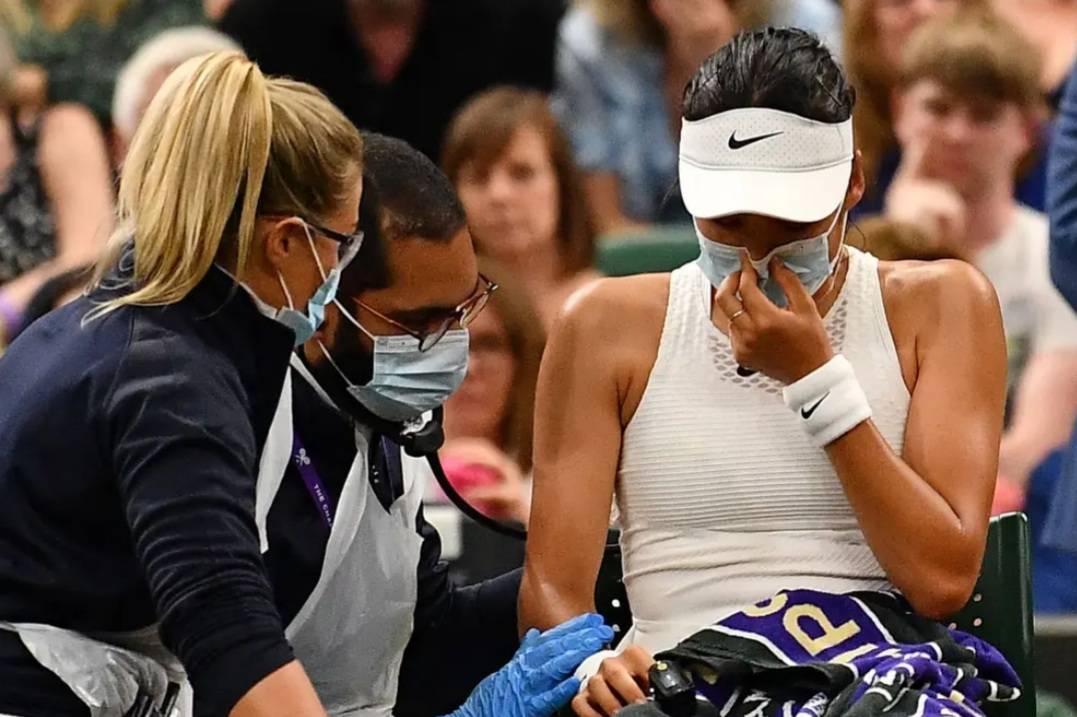 British teenager Emma Raducanu retires from Wimbledon last-16 match after ‘difficulty breathing.
