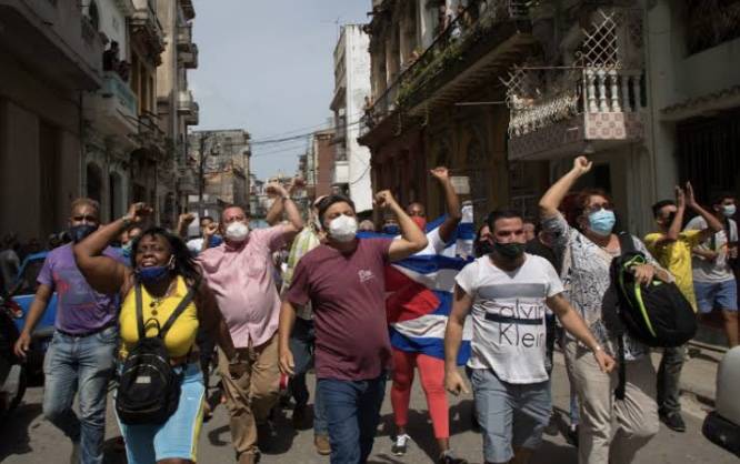 Thousands protest in Cuba over food shortages and high prices