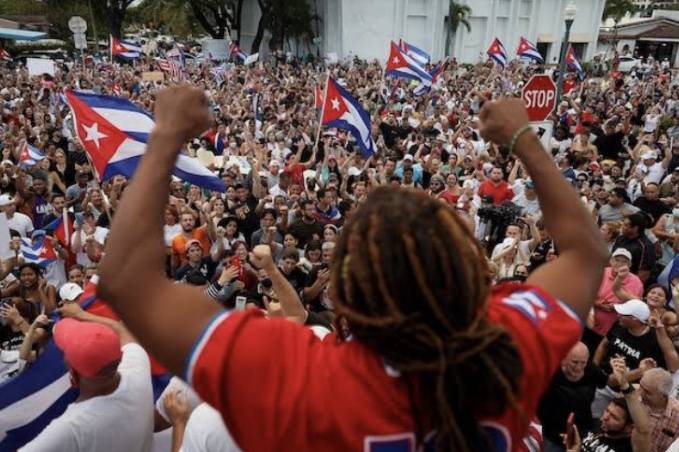 Over 200 people arrested and one man dead amid protests in Cuba