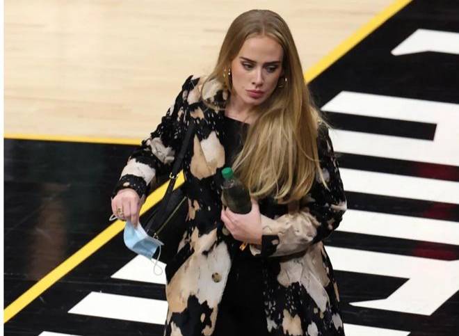 Adele makes a rare public appearance at the NBA finals game in Arizona