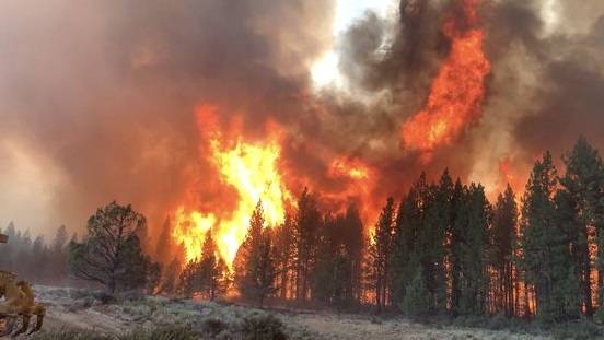 Oregon wildfire burns area nearly the size of Los Angeles 300,000 acres
