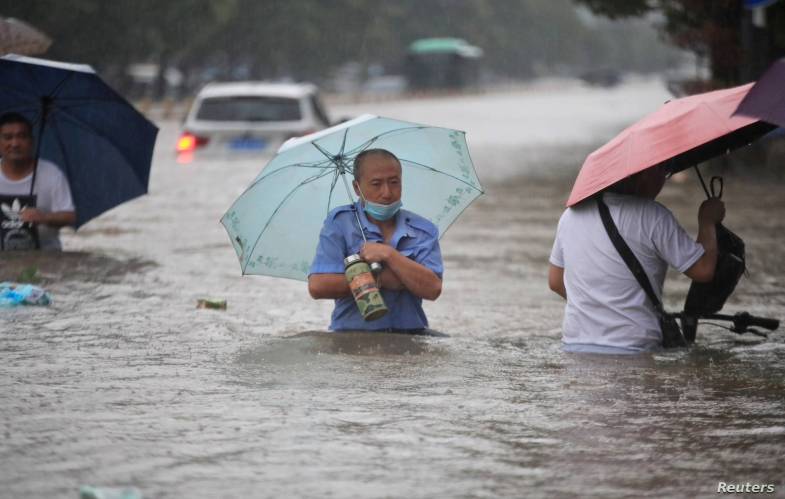Twelve People Killed in Massive Floods in Central China