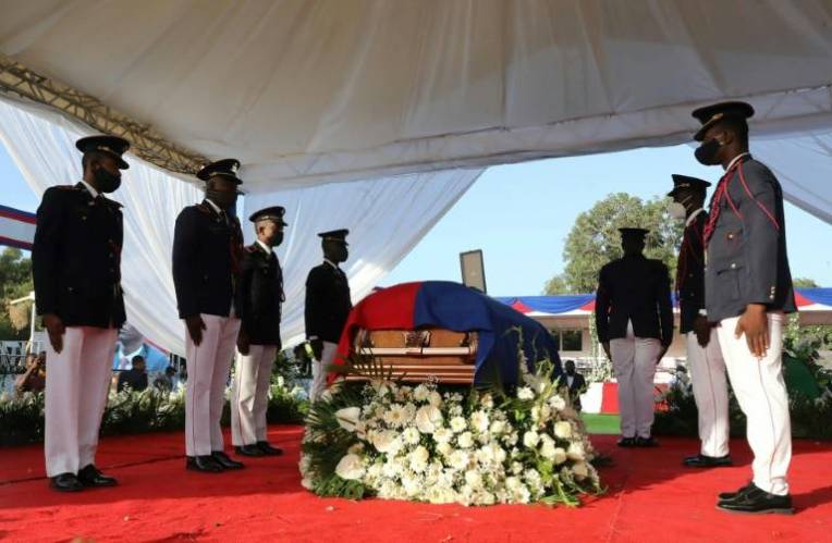 Haiti says farewell to its slain president