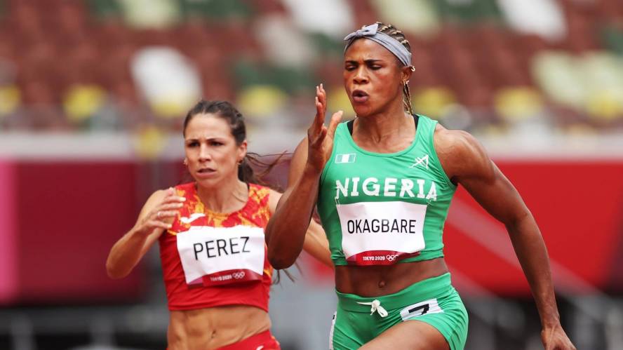 Nigerian sprinter Okagbare fails drug test, out of Tokyo Olympics