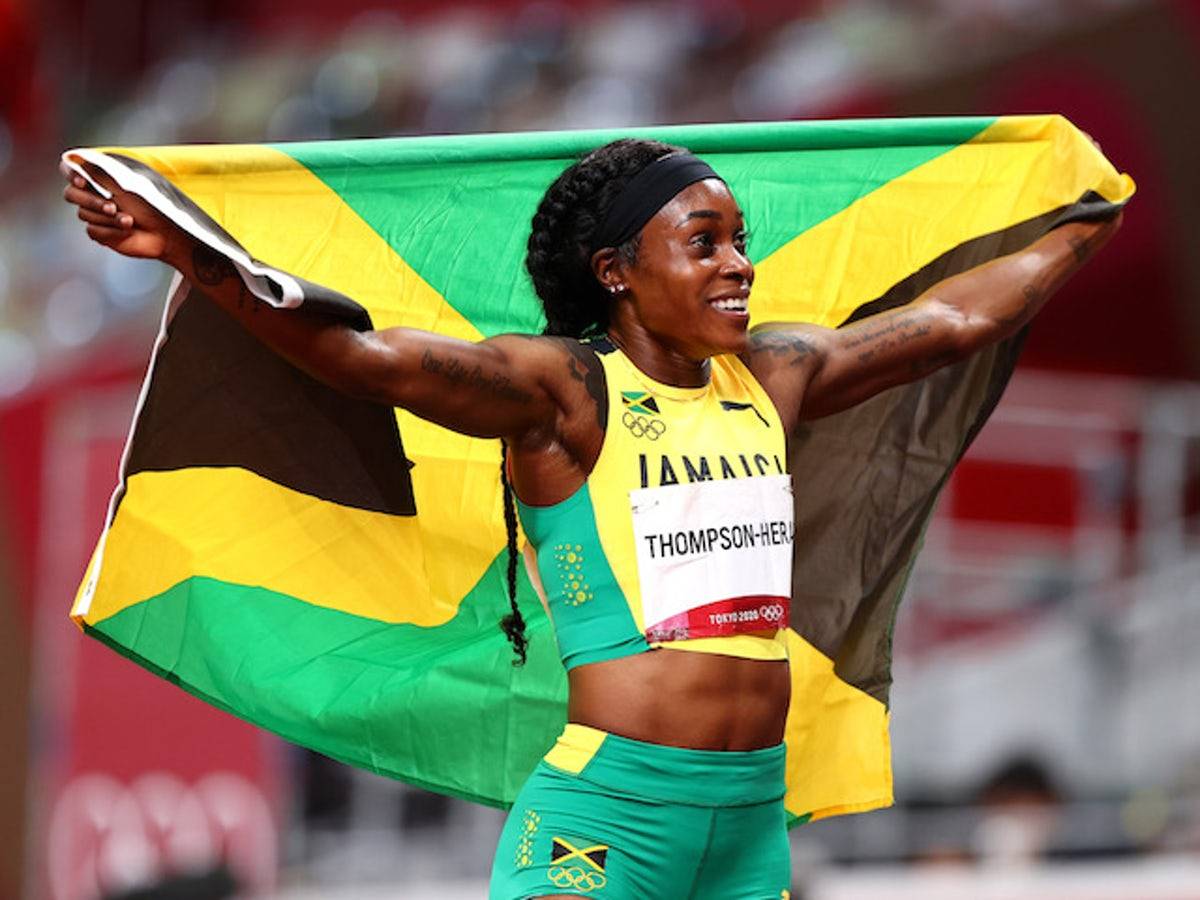 Jamaican Sprinter Elaine Thompson-Herah wins Olympic double-double adding the 200m title to the 100m