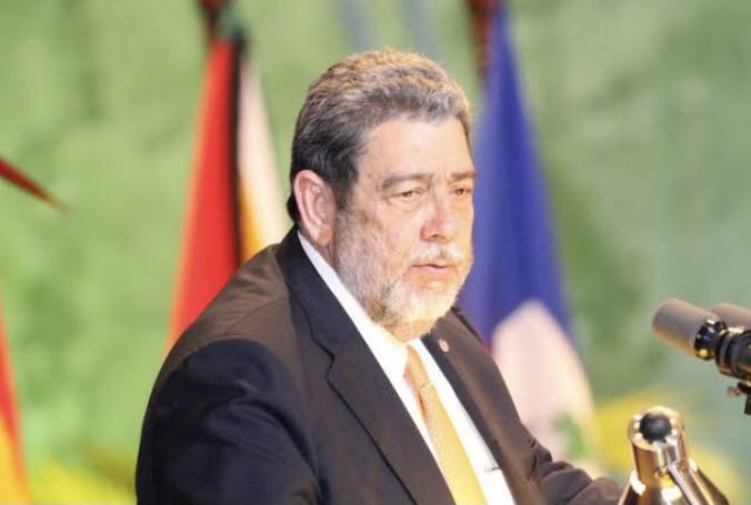 PM Gonsalves was sent to Barbados for treatment after his injury