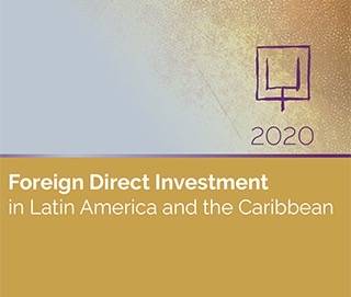 Since 2010 The FDI of Latin America and the Caribbean was The lowest in 2020