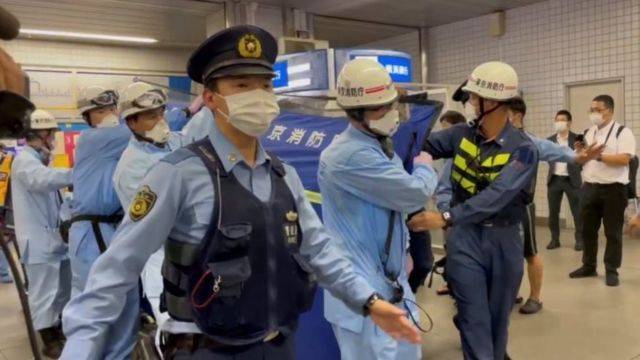 10 passengers injured in Tokyo train attack, suspect arrested