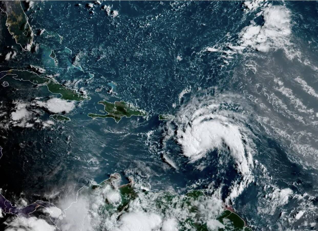 Tropical storm forms near Puerto Rico heads for Hispaniola