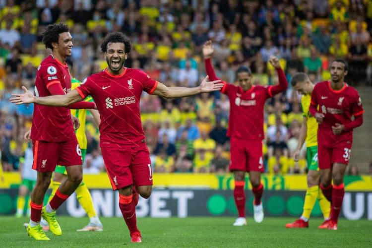 Norwich City 0 – 3 Liverpool Salah continued opening weekend streak as Reds cruise