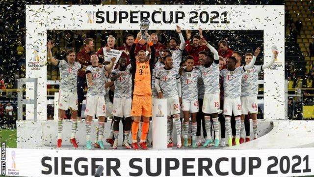 Dortmund 1-3 Bayern in the 2021 German DFL Supercup