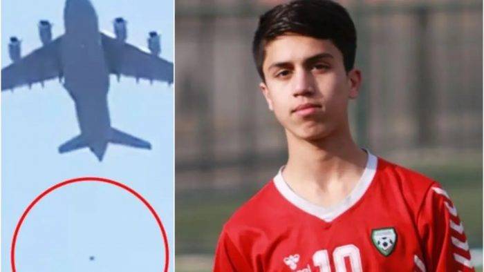 19-Year-Old Afghan footballer Zaki Anwari falls to death from a US plane in Kabul