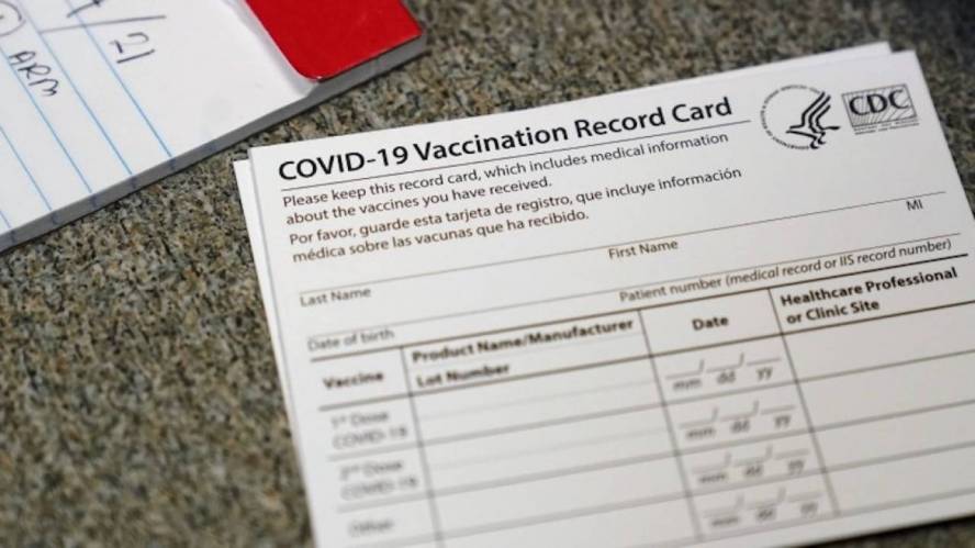 The government of Guyana warned that it would prosecute people with fake vaccination cards
