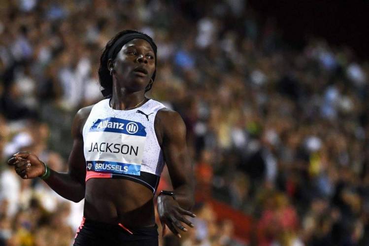 Jamaica's Shericka Jackson takes second in 200m in Brussels