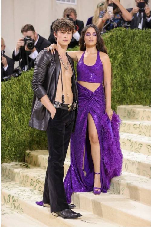 Camila Cabello and Shawn Mendes Look Rock Star Chic at 2021 Met Gala