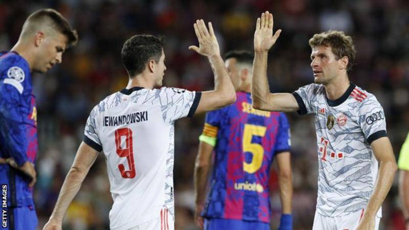 Bayern beat Barcelona 3 – 0 as Lewandowski scores twice