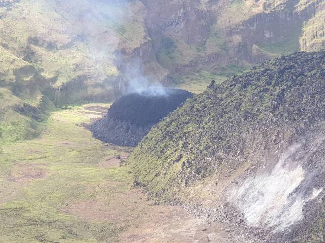 The volcano alert for La Soufriere has been changed from Orange to Yellow