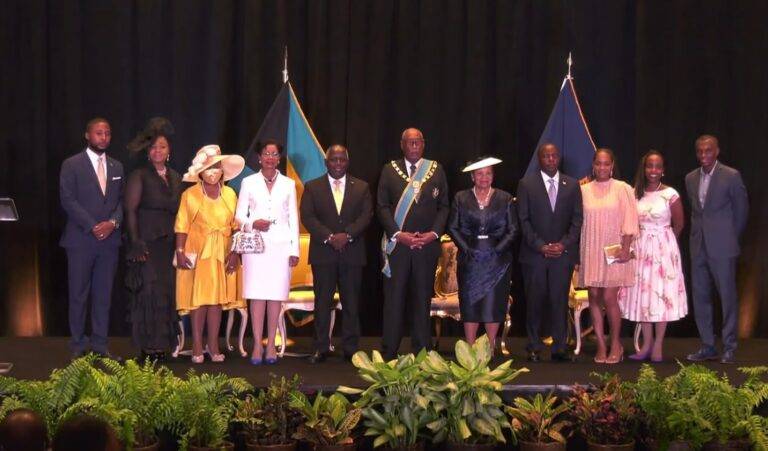 The Bahamas swore in nine new cabinet ministers
