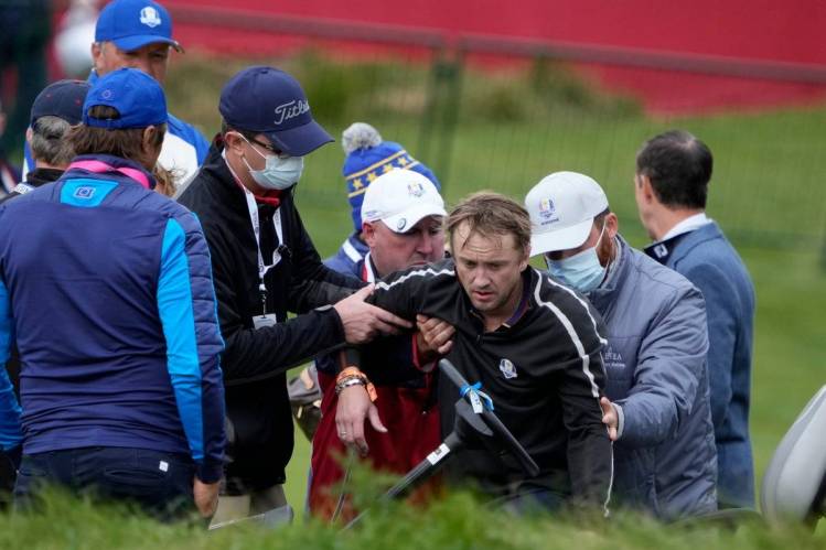 Harry Potter star Tom Felton collapses during celebrity golf match