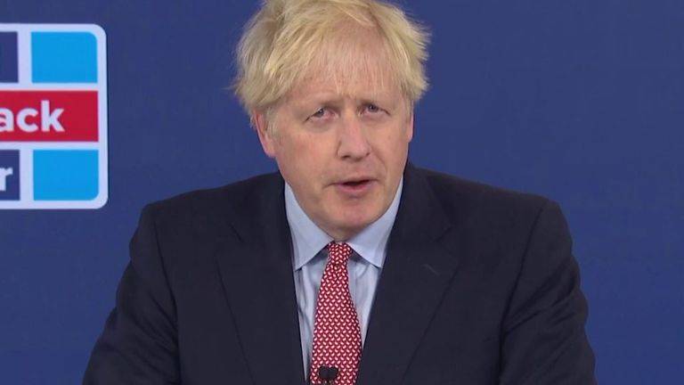 Boris Johnson vows to get on with job of rebuilding at  Conservative conference UK