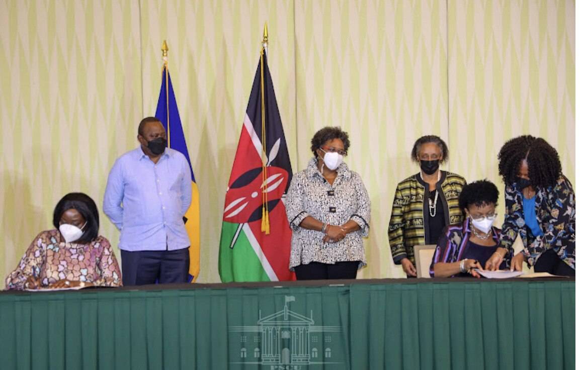 Kenya, Barbados sign bilateral agreements on aviation, trade