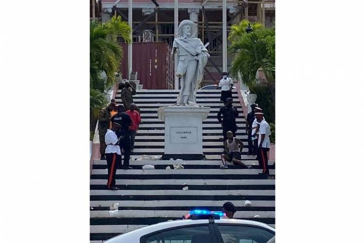 Bahamas: Man charged for damaging Christopher Columbus statue