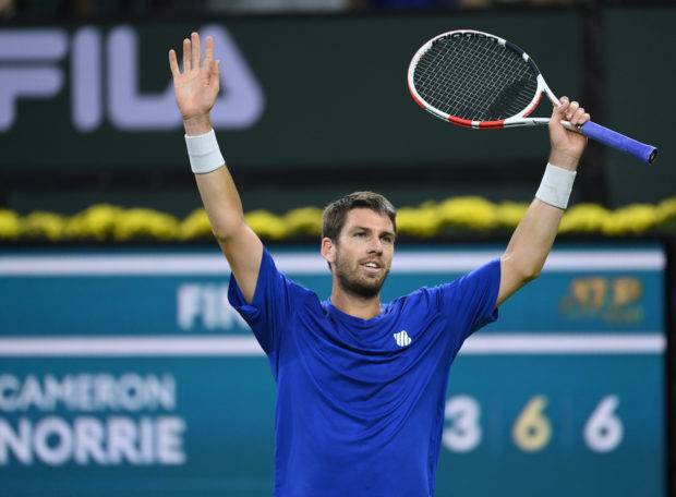 Cameron Norrie wins the Indian Wells title with victory over Nikoloz Basilashvili