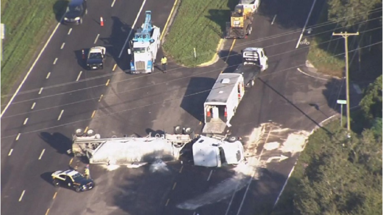 Florida crash near Orlando involves 17 vehicles; at least 5 people hospitalized