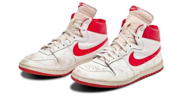 Michael Jordan's 1984 sneakers sell for record $1.47m at auction