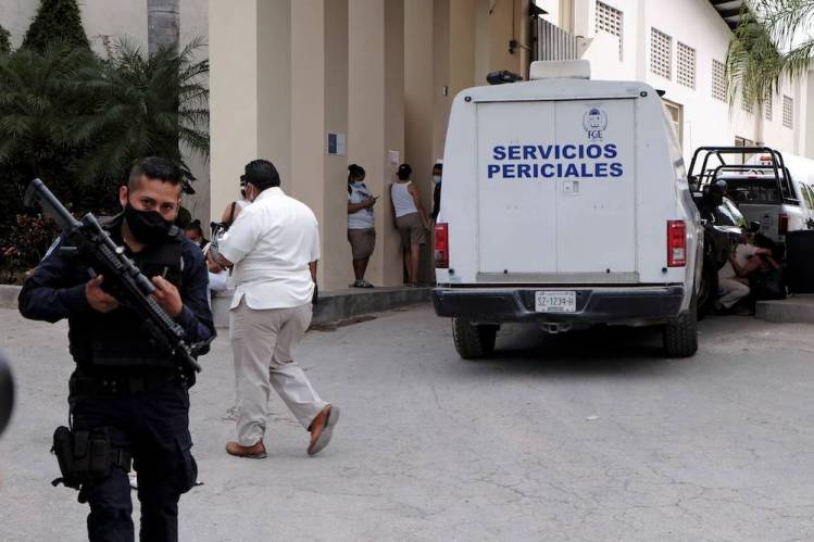 Shooting in Mexico near Cancun leaves two dead, prosecutors say