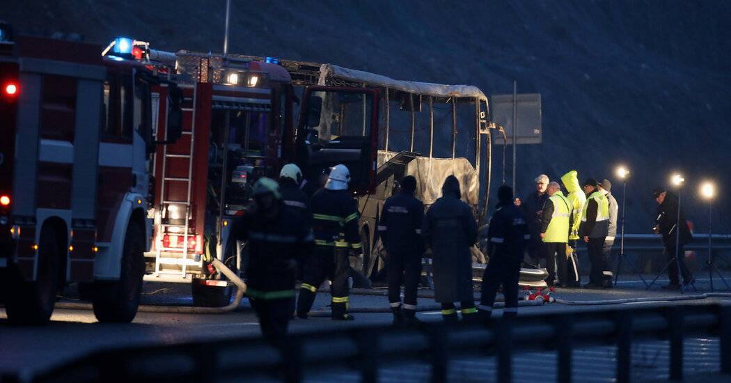 More than Dozens killed in Bulgaria bus fire, including children