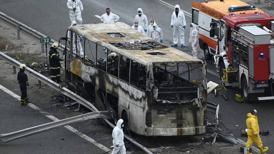 Bus crash in Bulgaria Survivors broke a window to flee inferno that killed 46