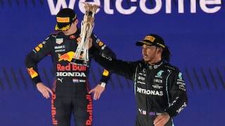 Lewis Hamilton wins thrilling Saudi Arabian Grand Prix after Max Verstappen collision