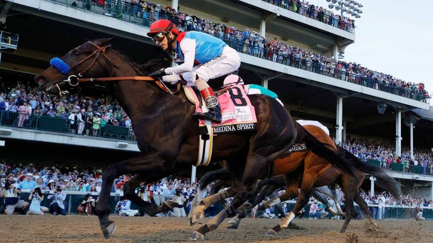 Horse racing Kentucky Derby winner Medina Spirit dies at Santa Anita