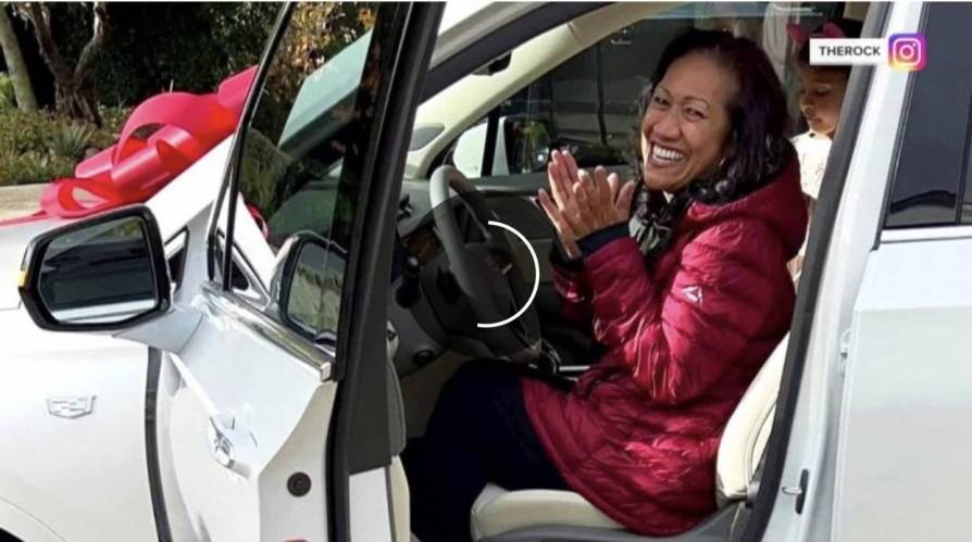 Dwayne Johnson Surprises His Mom With a New Car in Sweet Moment of Christmas Joy